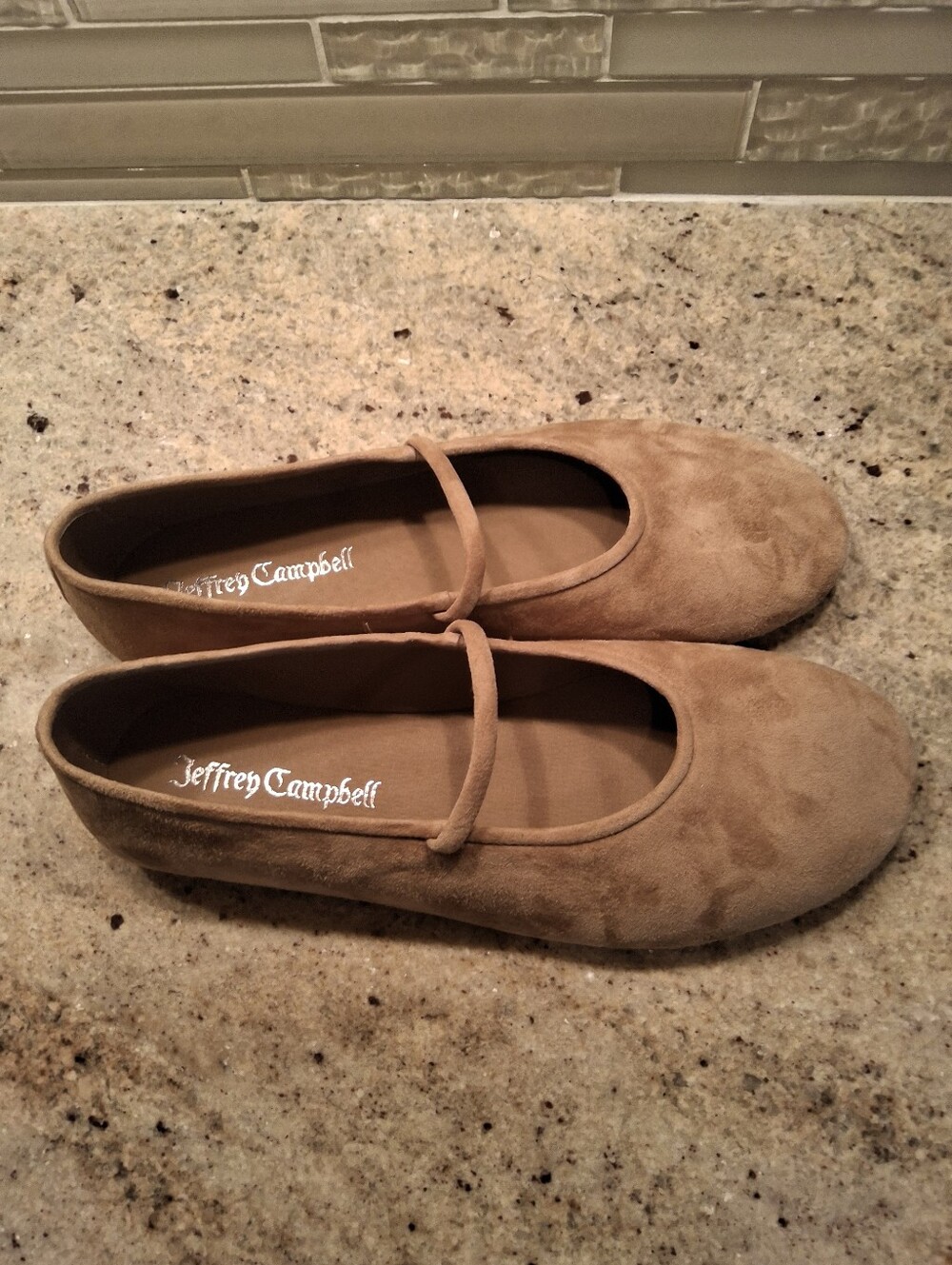 Anthropologie Jeffery Campbell Dancerina Suede Ballet Flats